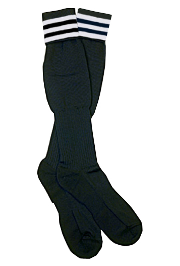 White-Striped Ref Sock