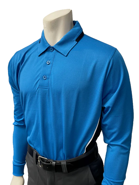 BBS347 - Smitty Men's "Body Flex" NCAA Softball Style Long Sleeve Umpire Shirt