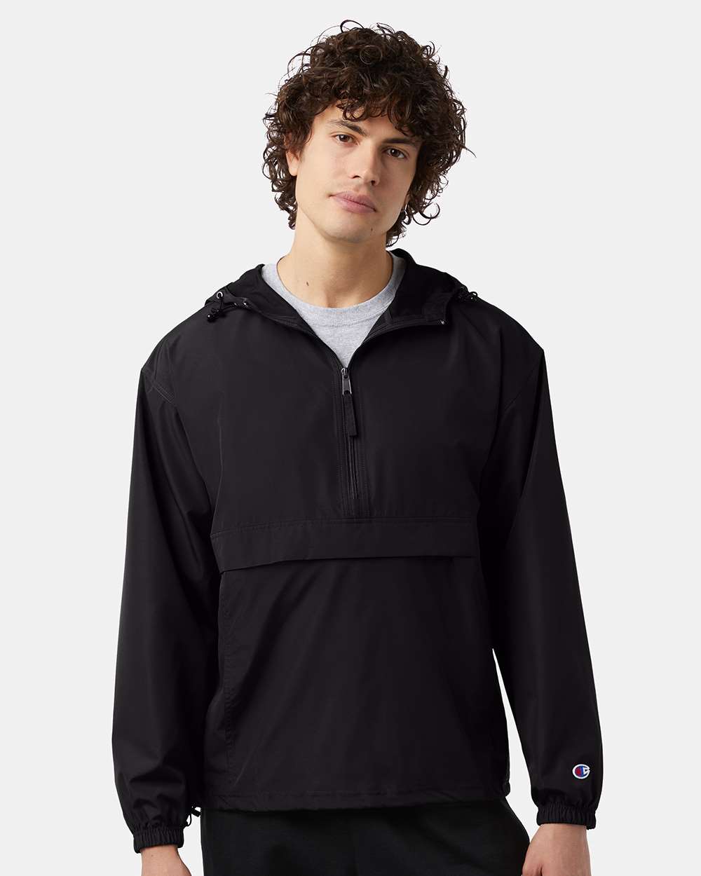 CO200 - Men's Packable Anorak Jacket with NJFOA Logo