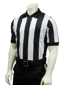Smitty 2 1/4" Stripe Football Short Sleeve Moisture Mgmt Mesh Shirt