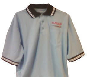 NJSAB_SS_Powder - NJSAB Short Sleeve Powder w/Blk collar Shirt