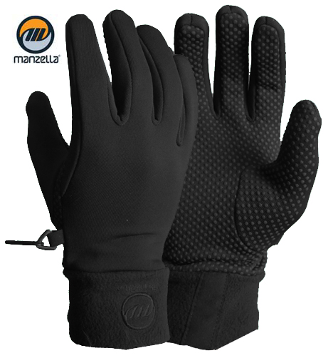 Manzella Black Power Stretch Gloves