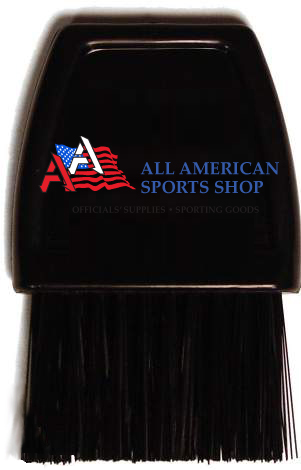 1332 - Black Plastic Handle Plate Brush